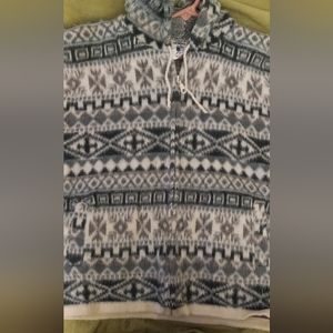 Tejidos Aly Marka Unisex Tribal YOUTH SIZE 10 Hoodie Sweater Zip Up Jacket